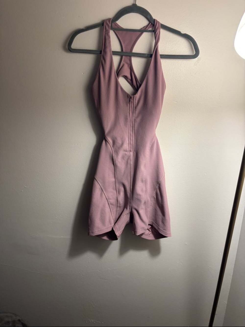 Women’s Mauve Sleeveless Active Romper Dress